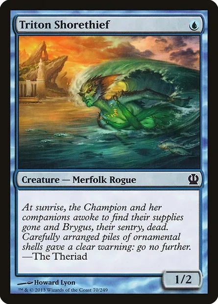 Triton Shorethief, Magic card THS 70 — Theros set