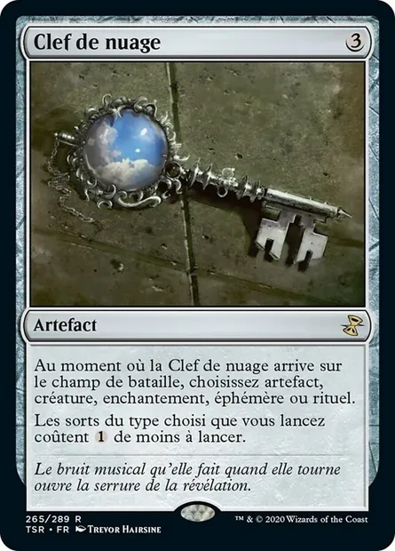 Clef de nuage, carte Magic TSR 265 — extension Spirale Temporelle Remastered