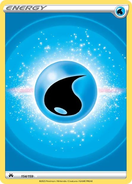 Water Energy, Pokémon card CRZ 154 — Crown Zenith set