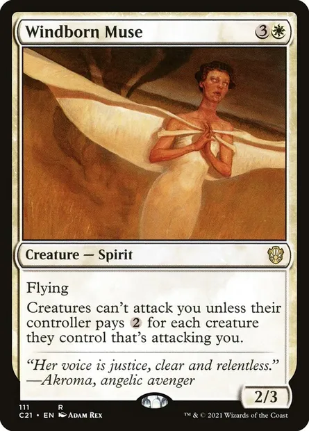 Windborn Muse, Magic card C21 111 — Commander 2021 set