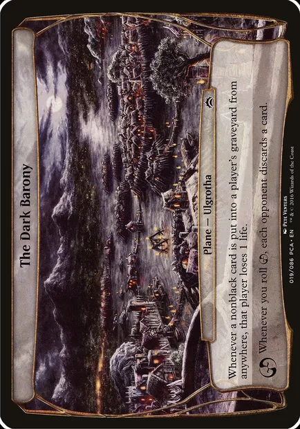 The Dark Barony, Magic card OPCA 19 — Planechase Anthology Planes set