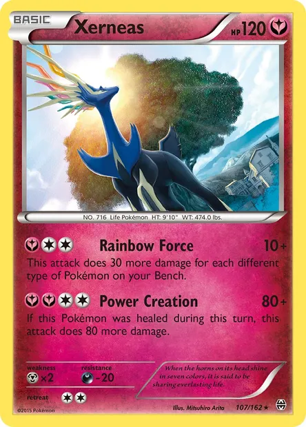 Xerneas, Pokémon card BKT 107 — BREAKthrough set