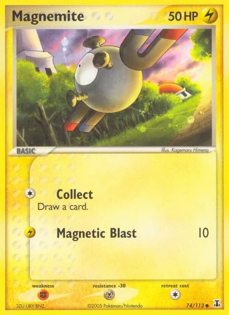 Magnemite, Pokémon card DS 74 — Delta Species set