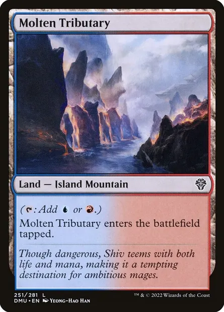 Molten Tributary, Magic card DMU 251 — Dominaria United set