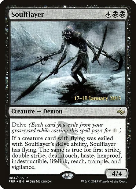Écorcheur d'âme, carte Magic PFRF 84s — extension Fate Reforged Promos