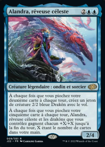 Alandra, rêveuse céleste, carte Magic J22 9 — extension Jumpstart 2022