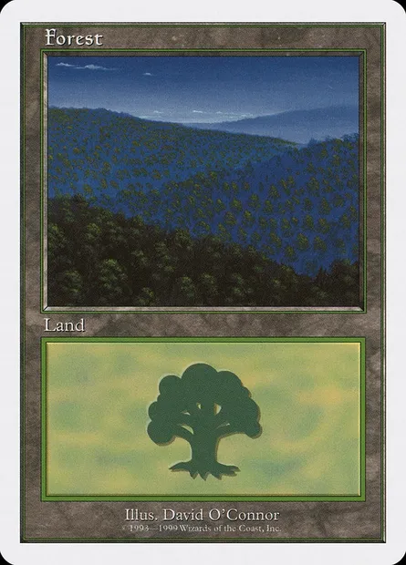 Forêt, carte Magic BRB 102 — extension Battle Royale Box Set