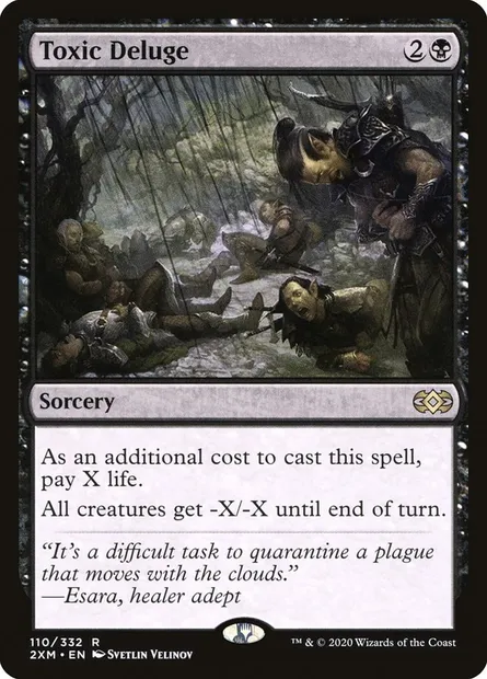 Toxic Deluge, Magic card 2XM 110 — Double Masters set