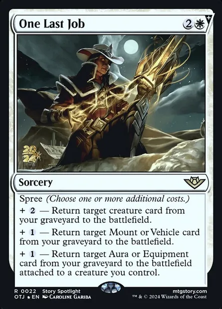 One Last Job, Magic card POTJ 22s — Outlaws of Thunder Junction Promos set