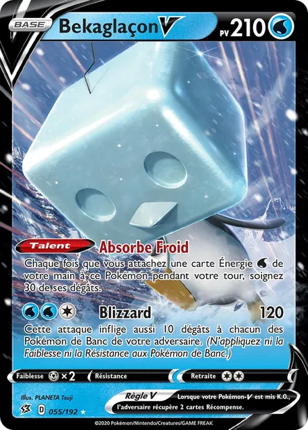 Bekaglaçon V, carte Pokémon RCL 55 — extension Clash des Rebelles