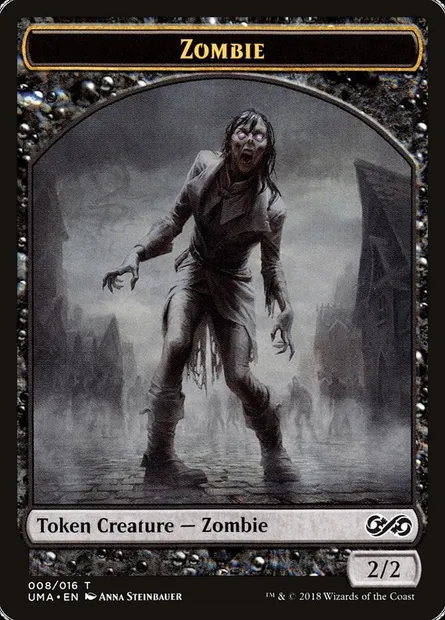 Zombie, carte Magic TUMA 8 — extension Ultimate Masters Tokens