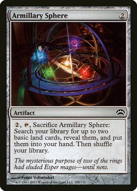 Armillary Sphere, Magic card PC2 108 — Planechase 2012 set