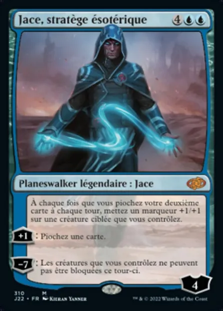 Jace, stratège ésotérique, carte Magic J22 310 — extension Jumpstart 2022