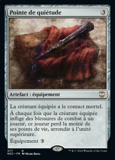 Pointe de quiétude, carte Magic NCC 377 — extension New Capenna Commander