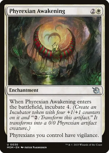 Phyrexian Awakening, Magic card MOM 30 — March of the Machine set
