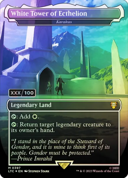 Karakas, Magic card LTC 397z — Tales of Middle-earth Commander set