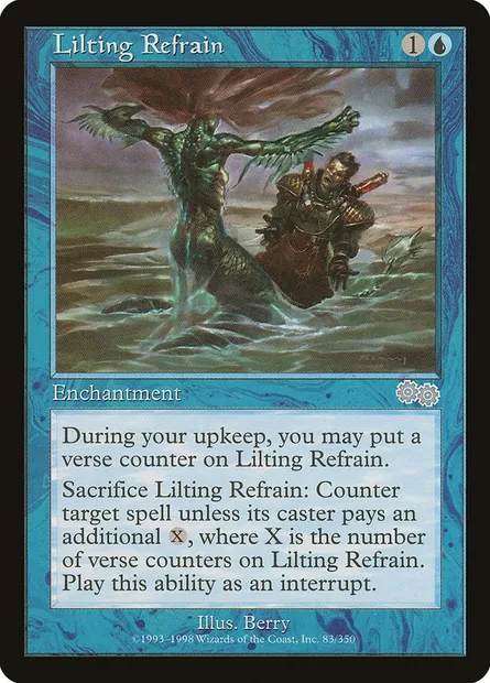 Lilting Refrain, Magic card USG 83 — Urza's Saga set