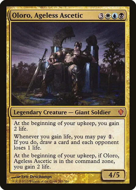 Oloro, Ageless Ascetic, Magic card C13 203 — Commander 2013 set