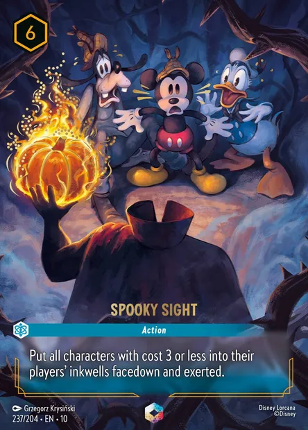 Spooky Sight, Disney Lorcana card CH10-237 — Whispers in the Well set