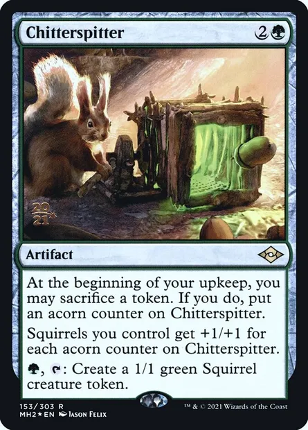 Chitterspitter, Magic card PMH2 153s — Modern Horizons 2 Promos set