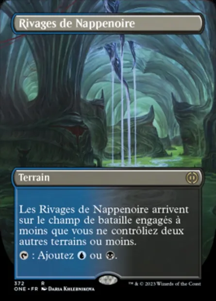 Rivages de Nappenoire, carte Magic ONE 372 — extension Tous Phyrexians