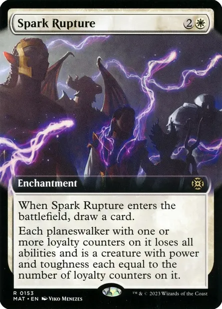 Spark Rupture, Magic card MAT 153 — March of the Machine: The Aftermath set