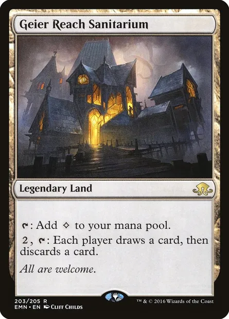 Geier Reach Sanitarium, Magic card EMN 203 — Eldritch Moon set