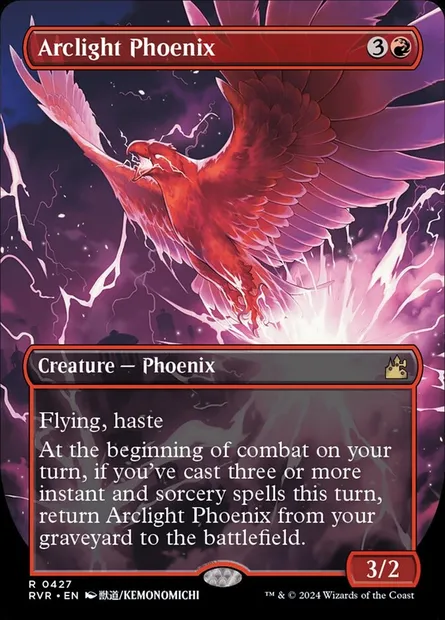 Arclight Phoenix, Magic card RVR 427 — Ravnica Remastered set