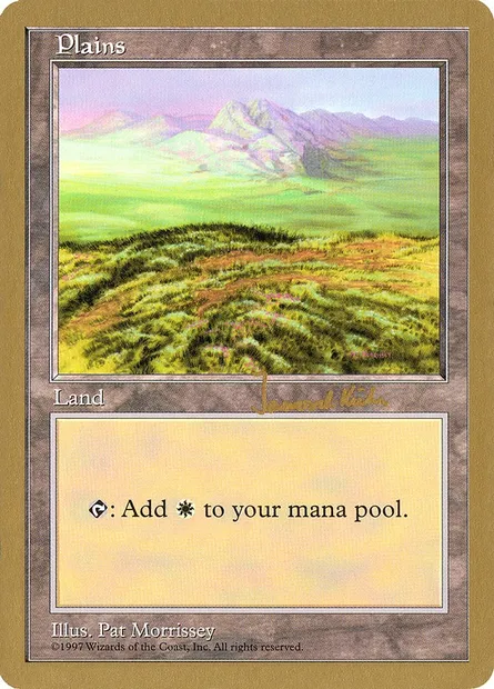 Plains, Magic card WC97 jk433 — World Championship Decks 1997 set