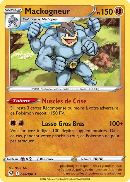 Mackogneur, carte Pokémon LOR 088 — extension Origine Perdue