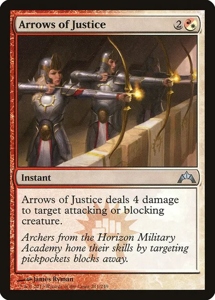 Arrows of Justice, Magic card GTC 211 — Gatecrash set