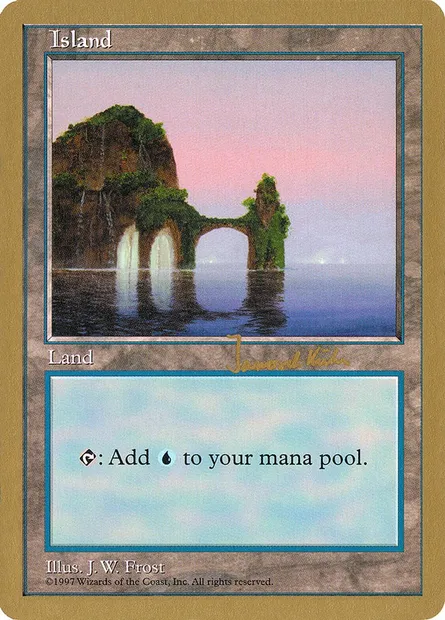 Island, Magic card WC97 jk434 — World Championship Decks 1997 set