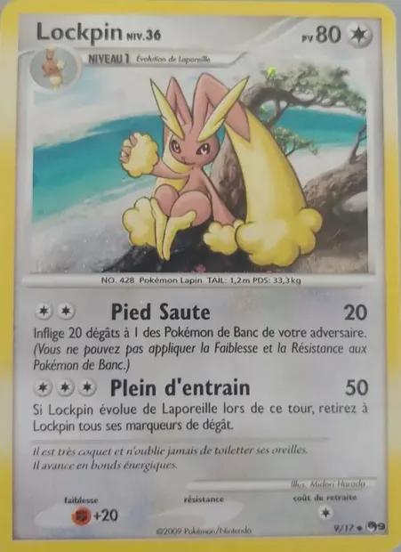 Lockpin, carte Pokémon P9 9 — extension POP Série 9