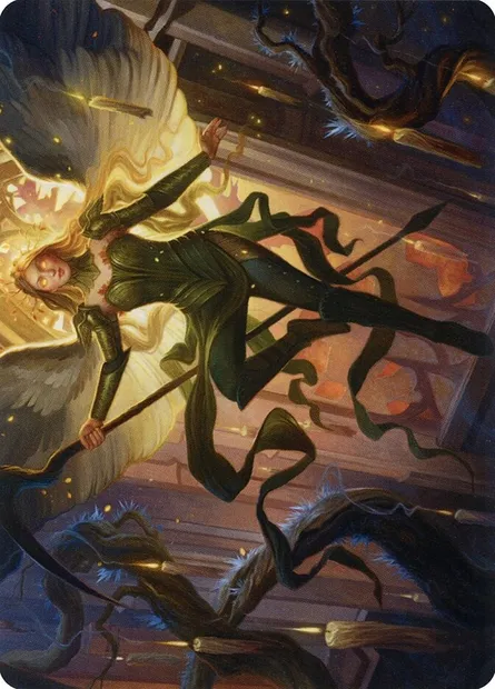 Sigarda, Champion of Light // Sigarda, Champion of Light, Magic card AMID 68 — Midnight Hunt Art Series set