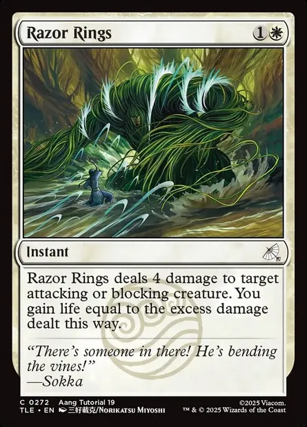 Razor Rings, Magic card TLE 272 — Avatar: The Last Airbender Eternal set