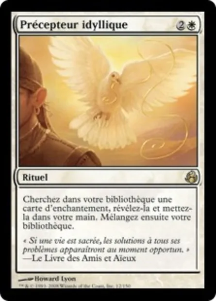 Précepteur idyllique, carte Magic MOR 12 — extension Leveciel