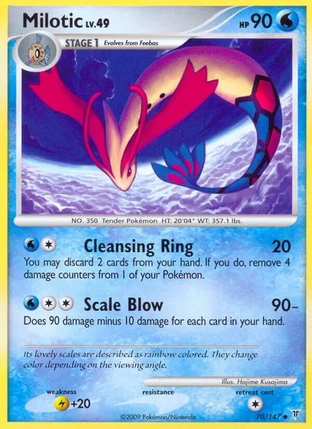 Milotic, Pokémon card SV 70 — Supreme Victors set