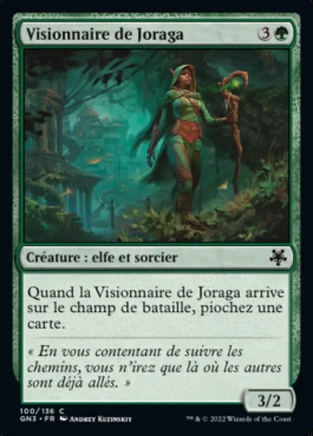 Visionnaire de Joraga, carte Magic GN3 100 — extension Game Night: Free-for-All