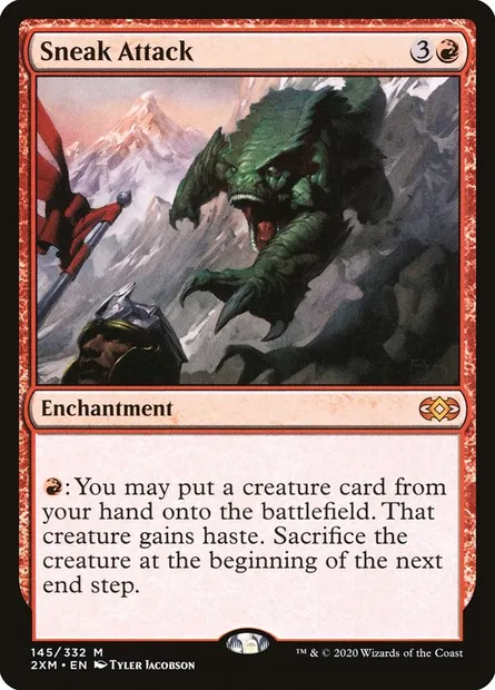 Sneak Attack, Magic card 2XM 145 — Double Masters set