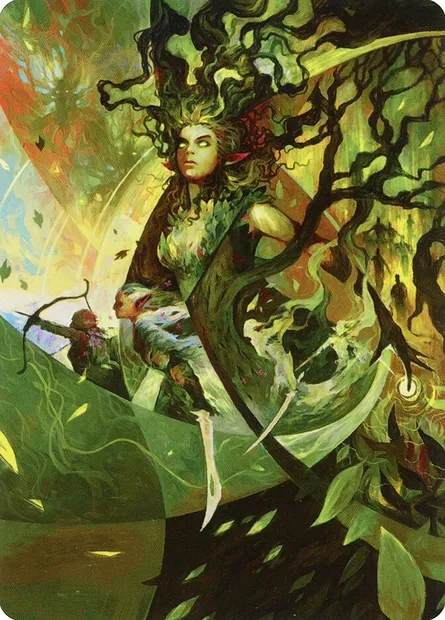 Titania's Command // Titania's Command, Magic card ABRO 34 — The Brothers' War Art Series set