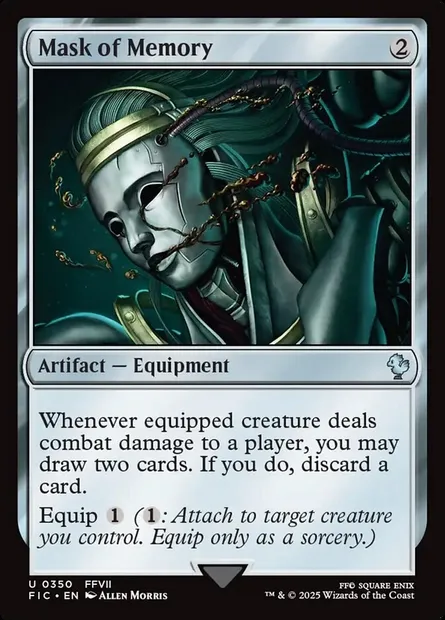 Mask of Memory, Magic card FIC 350 — Final Fantasy Commander set