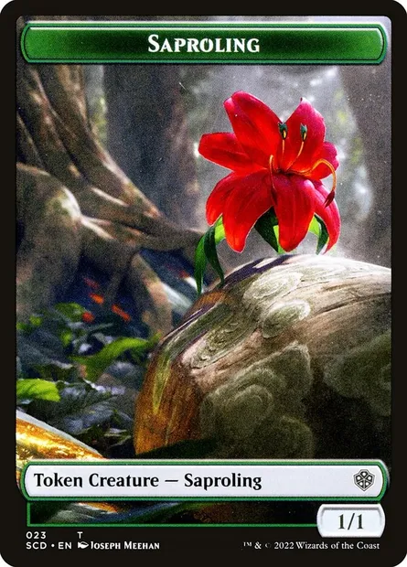Saproling, Magic card TSCD 23 — Starter Commander Deck Tokens set