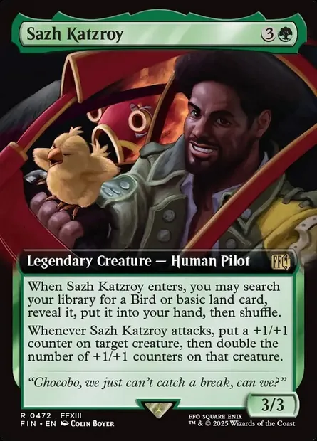 Sazh Katzroy, Magic card FIN 472 — Final Fantasy set