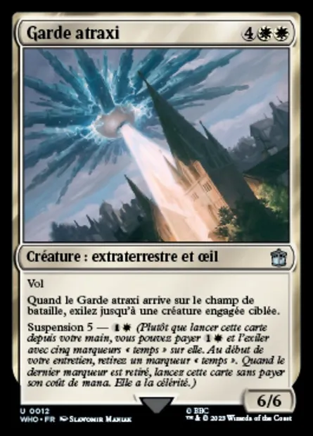 Garde atraxi, carte Magic WHO 12 — extension Doctor Who