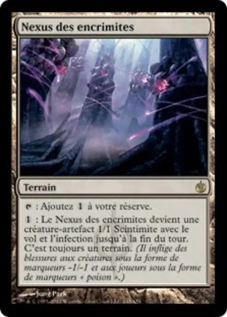 Nexus des encrimites, carte Magic MBS 145 — extension Mirrodin assiégé