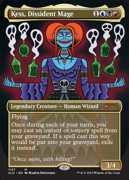 Kess, Dissident Mage, Magic card SLD 1167 — Secret Lair Drop set
