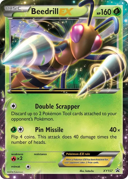 Beedrill EX, Pokémon card XY 157 — XY Black Star Promos set