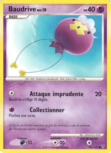 Baudrive, carte Pokémon SV 103 — extension Vainqueurs Suprêmes