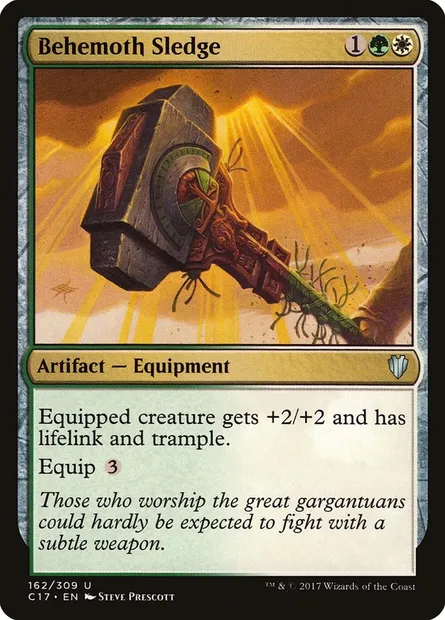Behemoth Sledge, Magic card C17 162 — Commander 2017 set