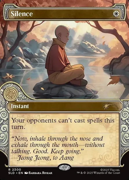 Silence, Magic card SLD 2300 — Secret Lair Drop set